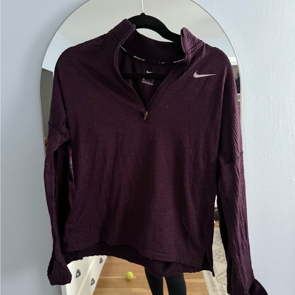 Nike Running Purple Quarter-Zip Pullover